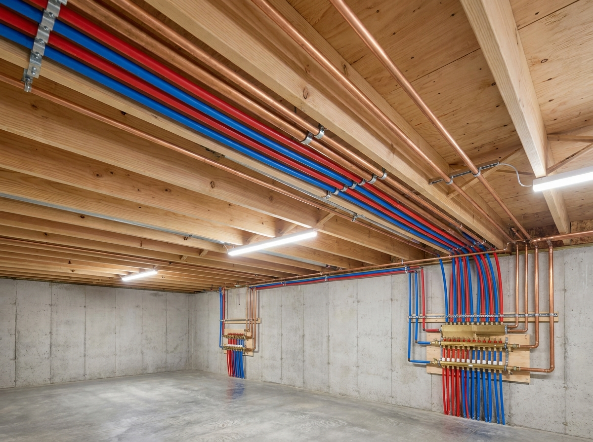 Sample of WebÂ·Craft Plumbing on a plumbing job