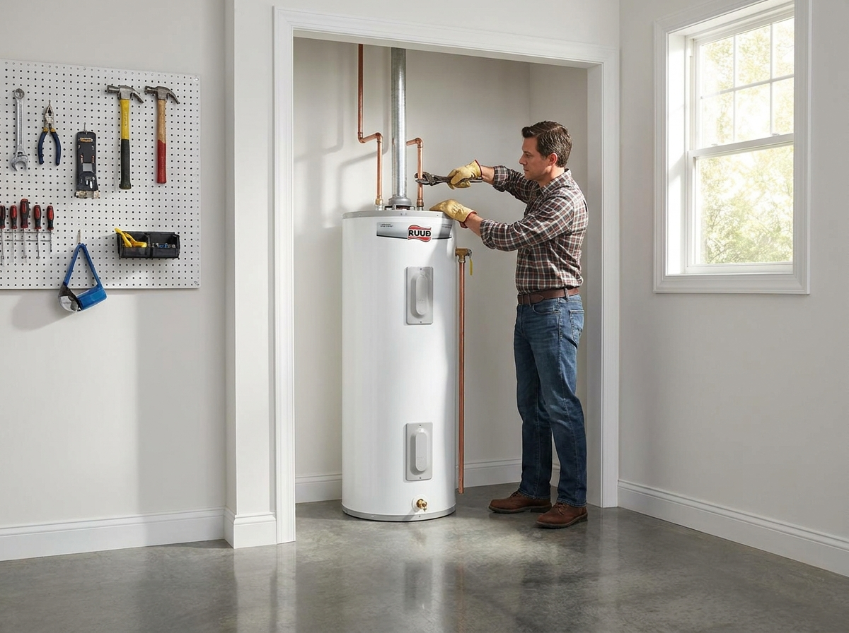 New water heater installation